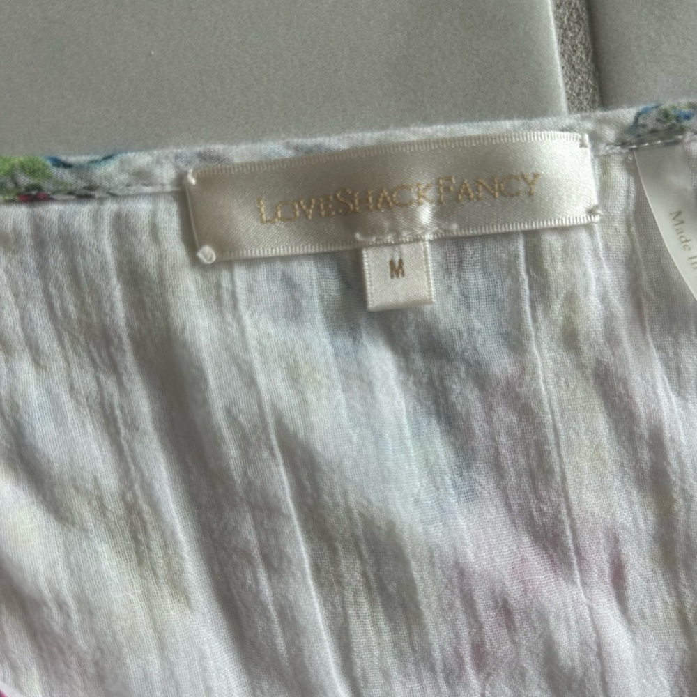 LoveShackFancy White and Pink Dress - Picture 3 of 3